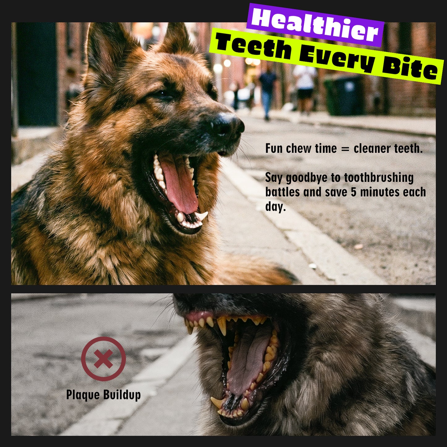 Kseroo 2-Pack Indestructible Dog Toys for Aggressive Chewers: Beef-Flavored Tough Dog Chew Toys, Nylon Large Dog Chew Toys to Keep Them Busy, Dog Chew Bones for 25-70lbs Medium & Large Dogs