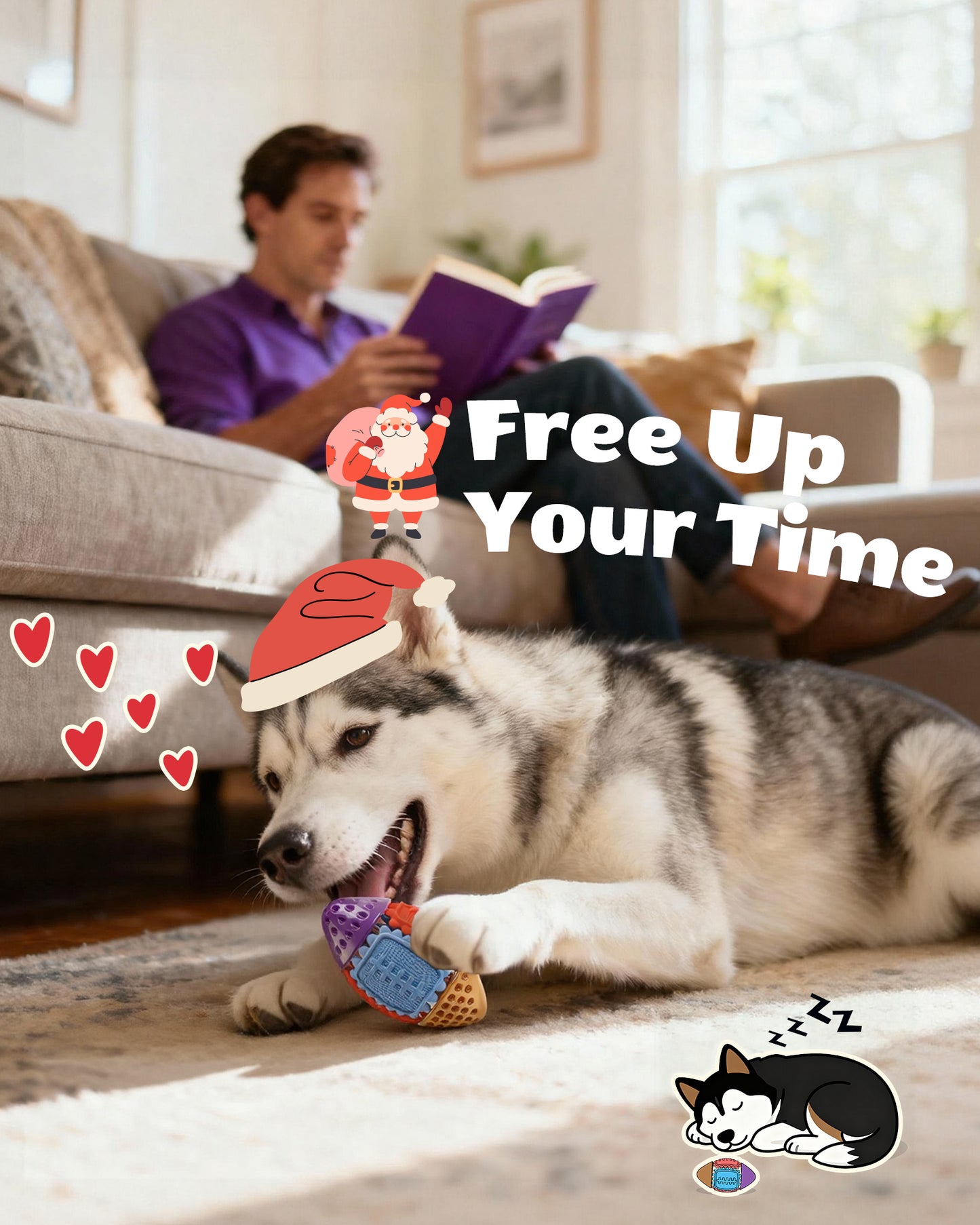 Dog Toys for Aggressive Chewers: Nylon & Rubber Football Interactive Dog