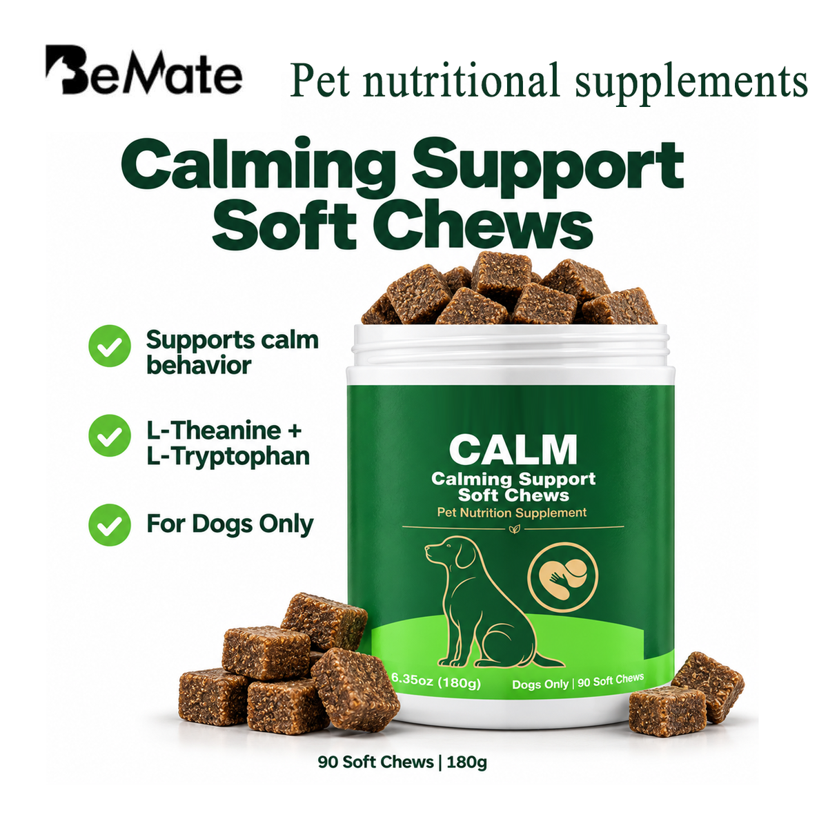 Bemate calming support soft chews