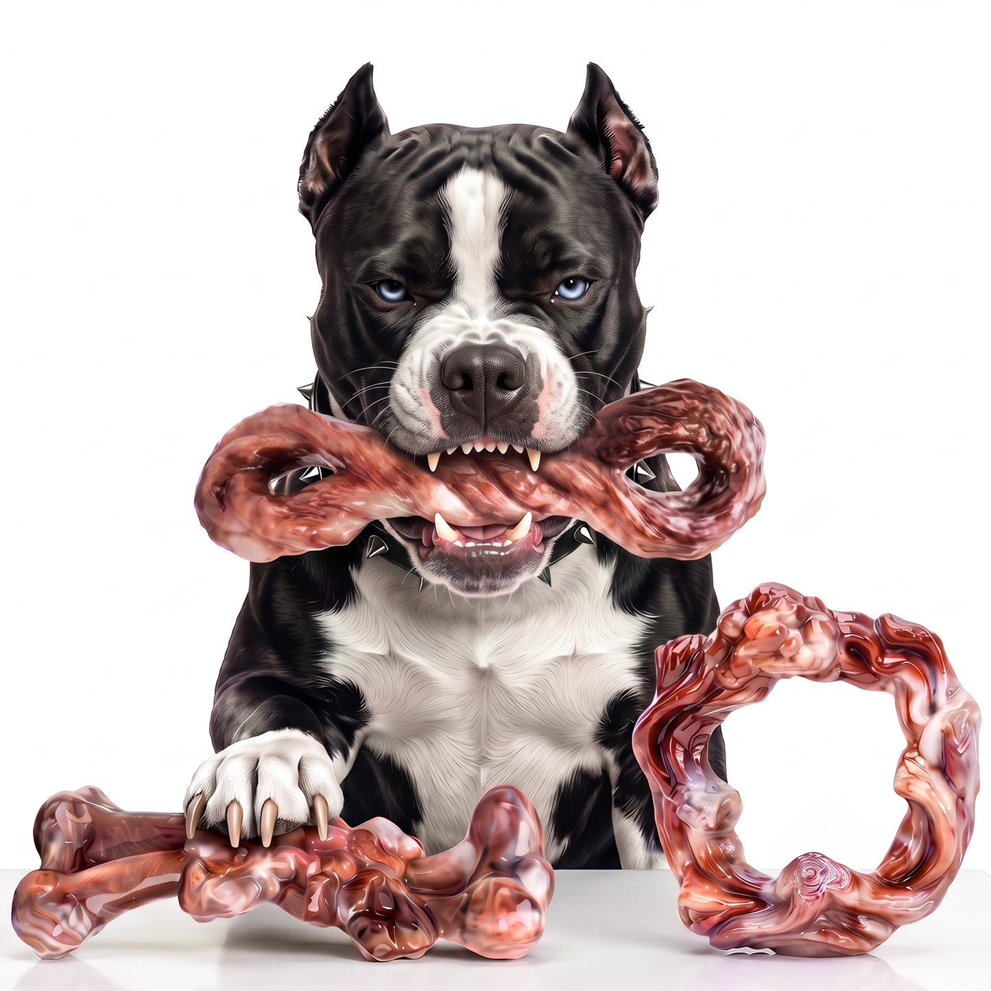 Kseroo 3-Pack Long-Lasting Dog Toys for Aggressive Chewers