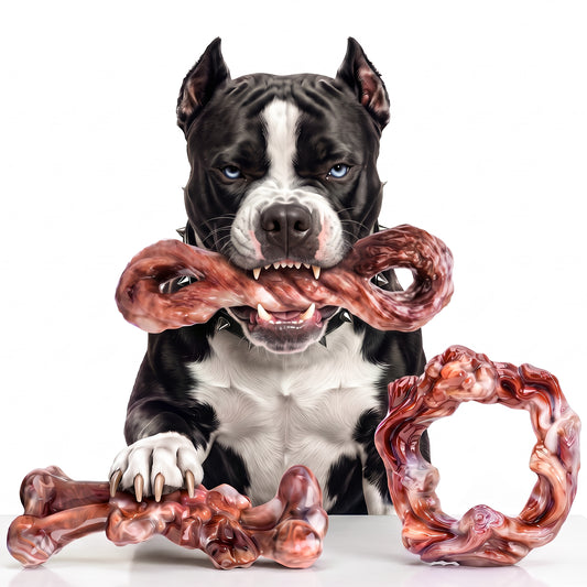 Kseroo 3-Pack Long-Lasting Dog Toys for Aggressive Chewers