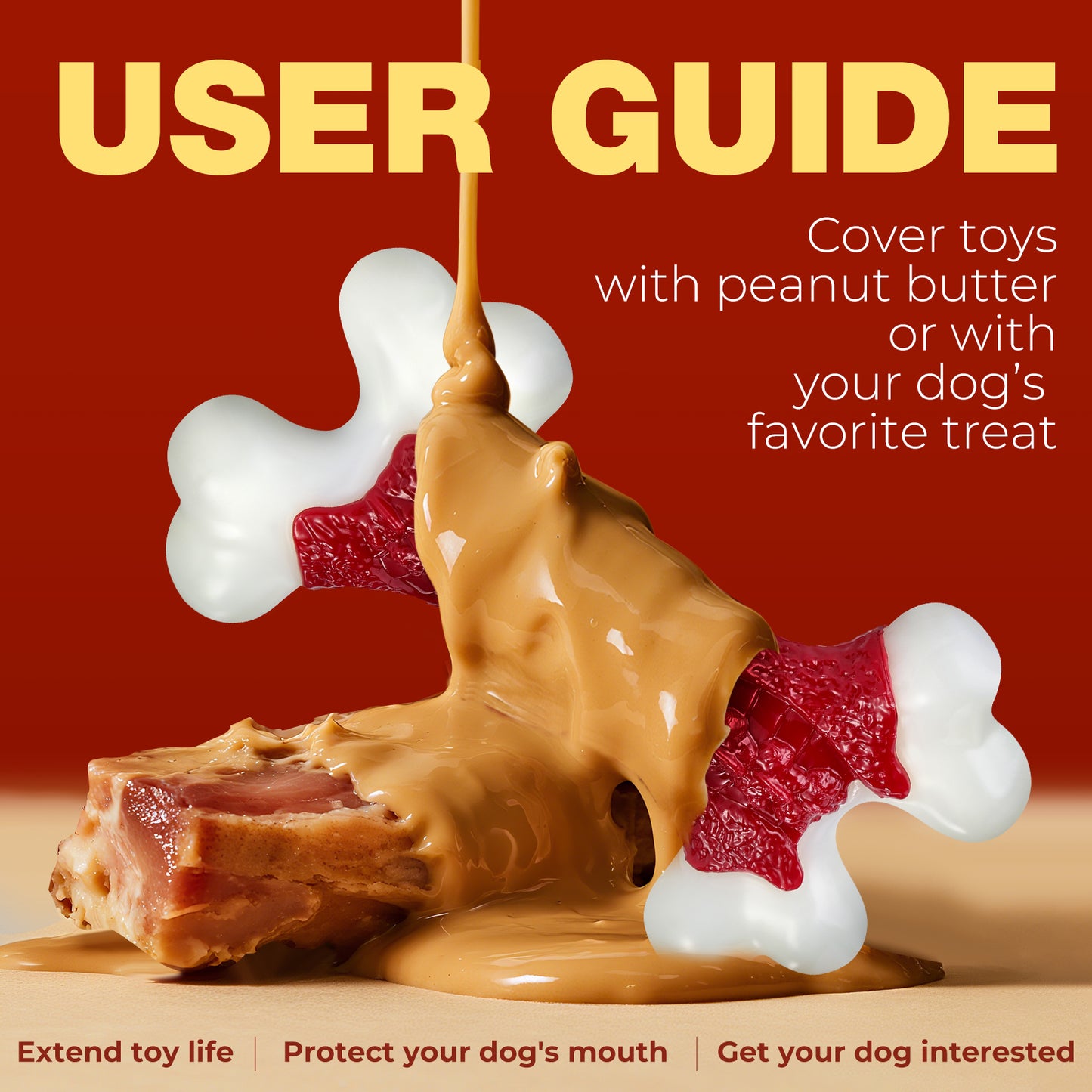 10-Pack Tough Dog Toys, Toys for Aggressive Chewers Large Breed