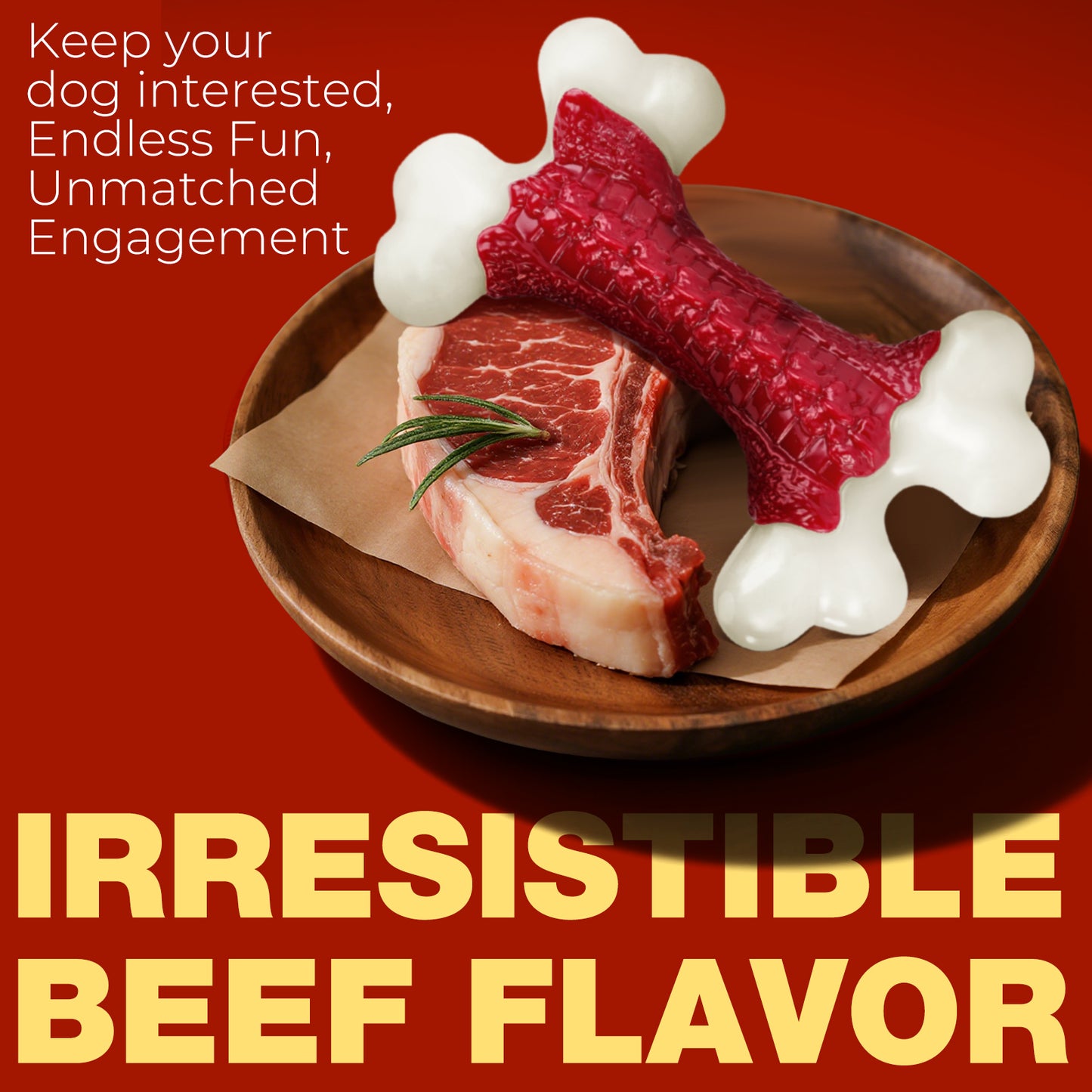 10-Pack Tough Dog Toys, Toys for Aggressive Chewers Large Breed