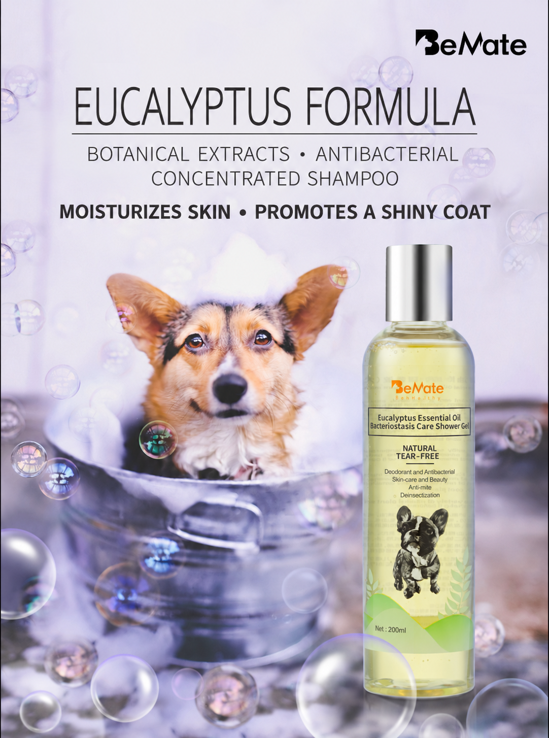 BeMate Pet shampoos