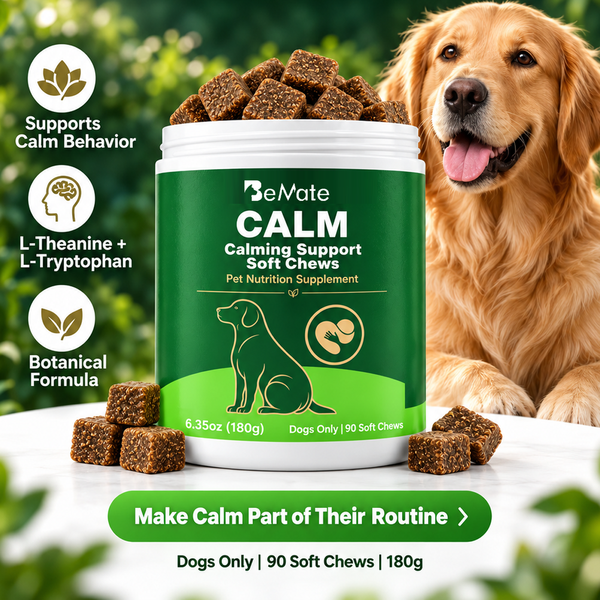 Bemate calming support soft chews